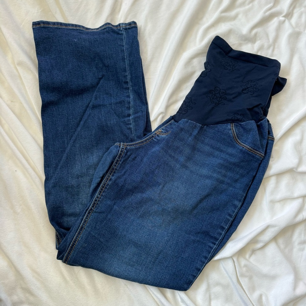 Bootcut maternity jeans